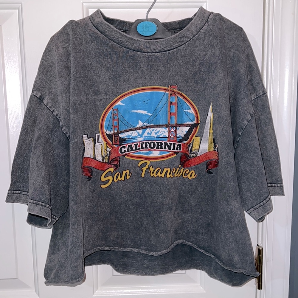 Brandy Melville/ PacSun Cropped Shirt